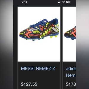 Messi adidas soccer cleats kids 11